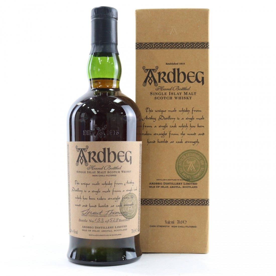 Ardbeg Hand Bottled Whisky Wallpaper