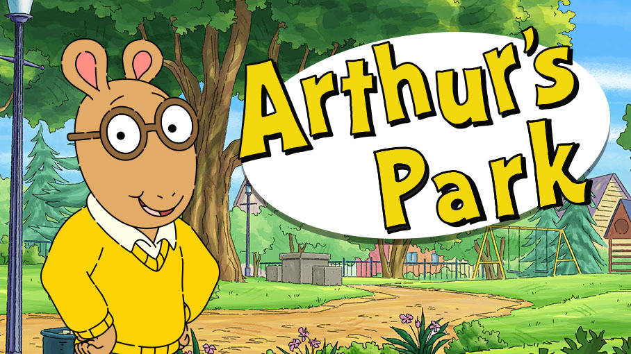 Arthur Poster In A Park Wallpaper