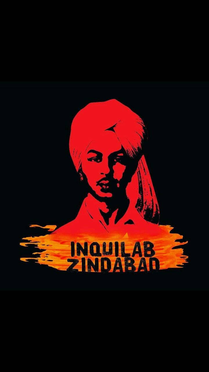 Artistic Tribute To Shaheed Bhagat Singh Wallpaper