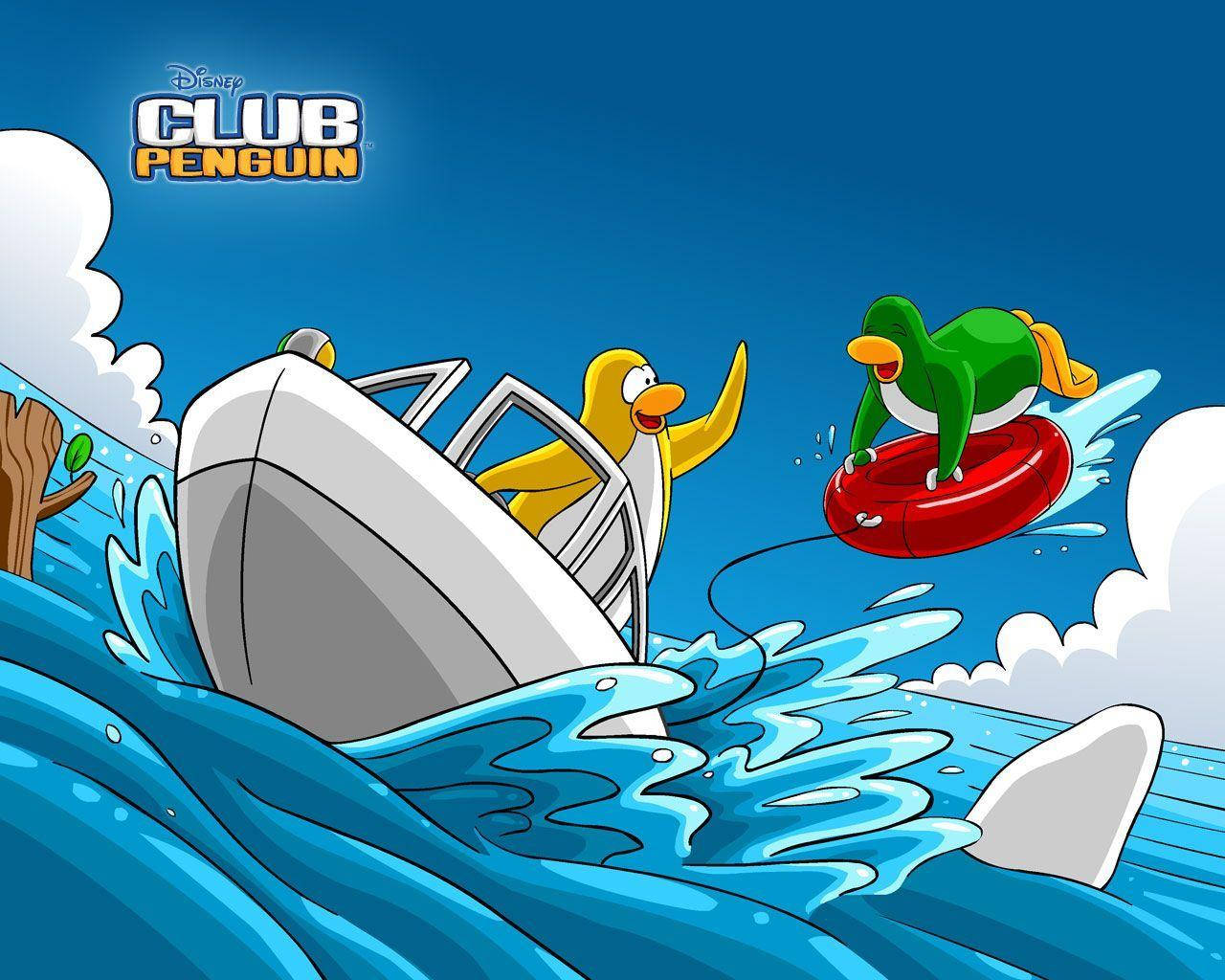 Artwork Of Club Penguin Wallpaper