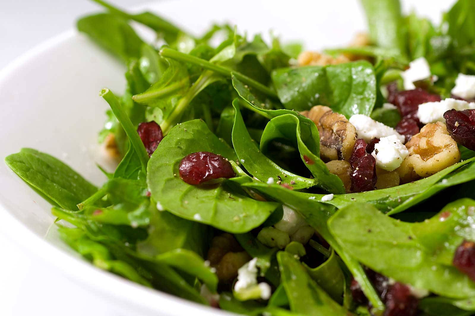 Arugula Leaves, Pomegranates, And Walnuts Wallpaper