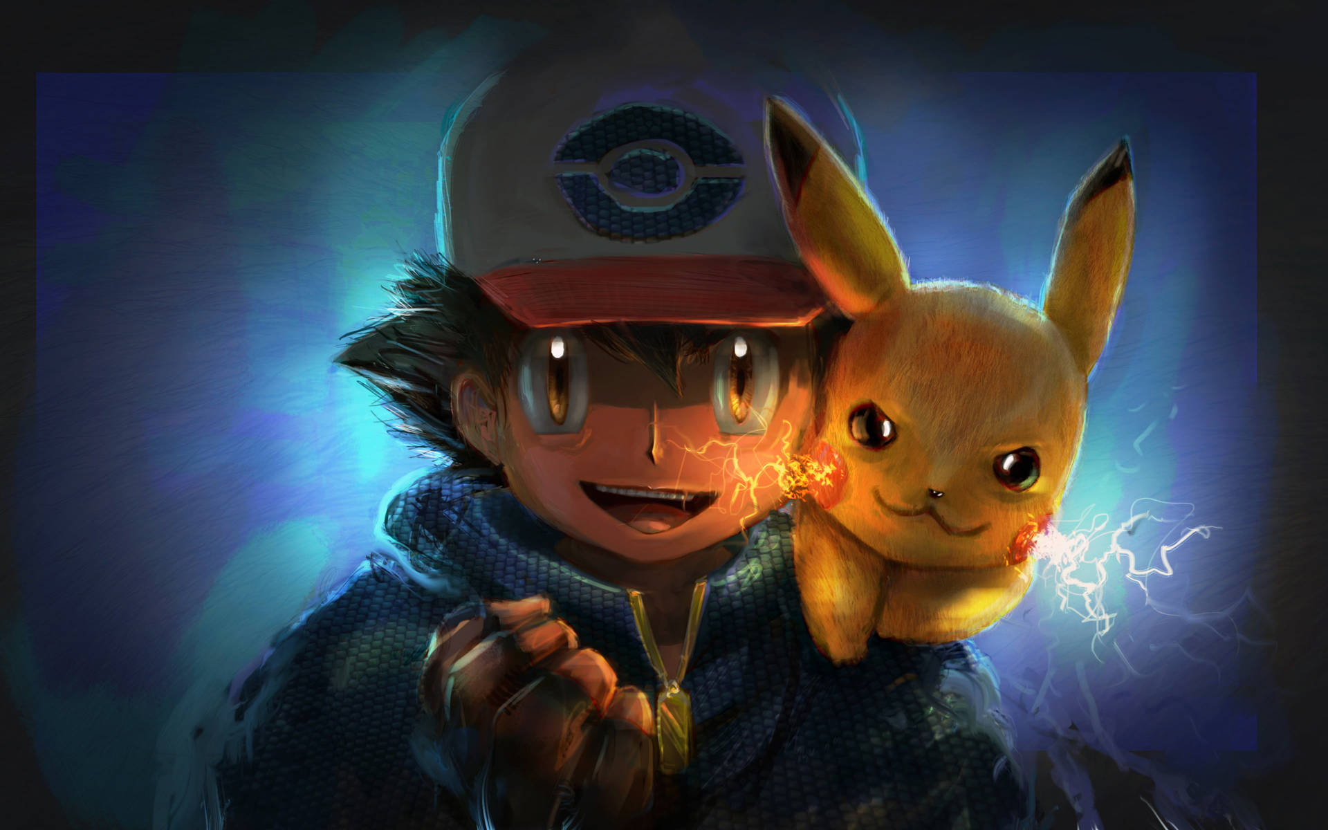 Ash And Electric Pikachu Cool Pokemon Wallpaper