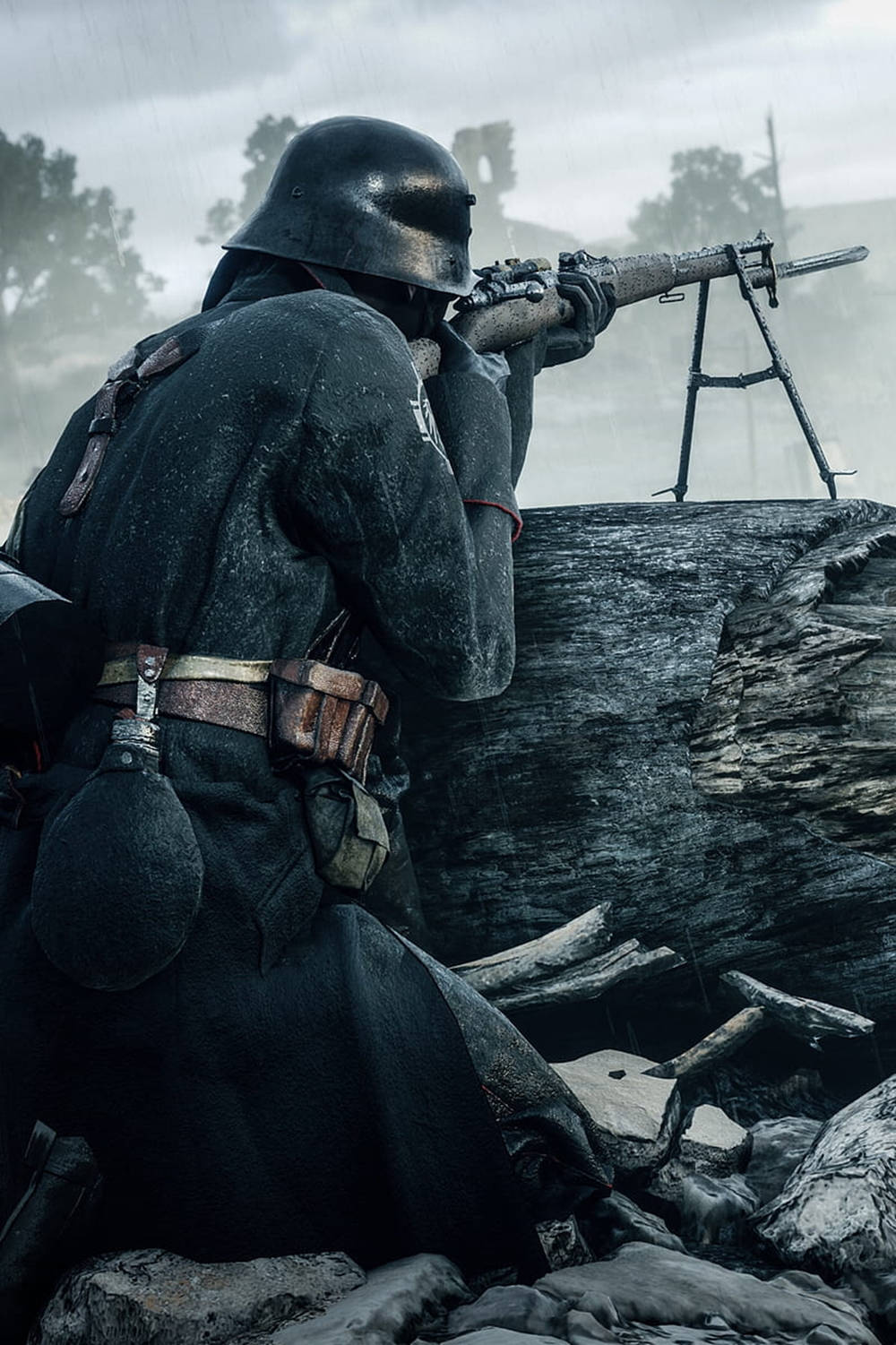 Assault Gunner Battlefield 1 4k Phone Wallpaper