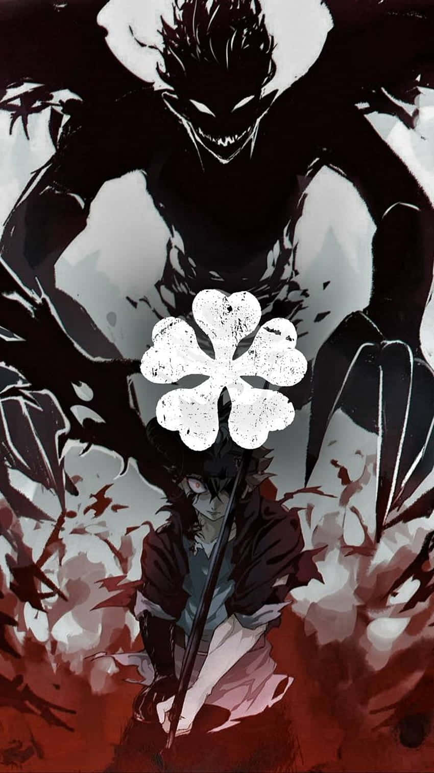 Asta Unleashing Devil-powered Abilities Wallpaper