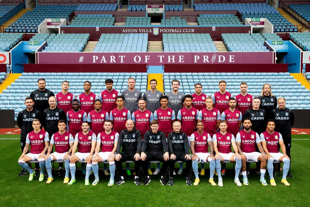 Aston Villa Fc Group Photo Wallpaper