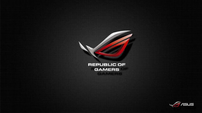 Asus Rog Logo Grid With Shadows Wallpaper