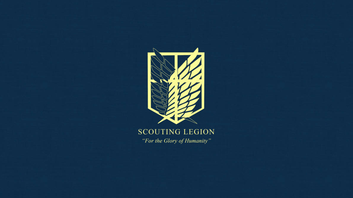 Attack On Titan Scouting Legion Crest Wallpaper
