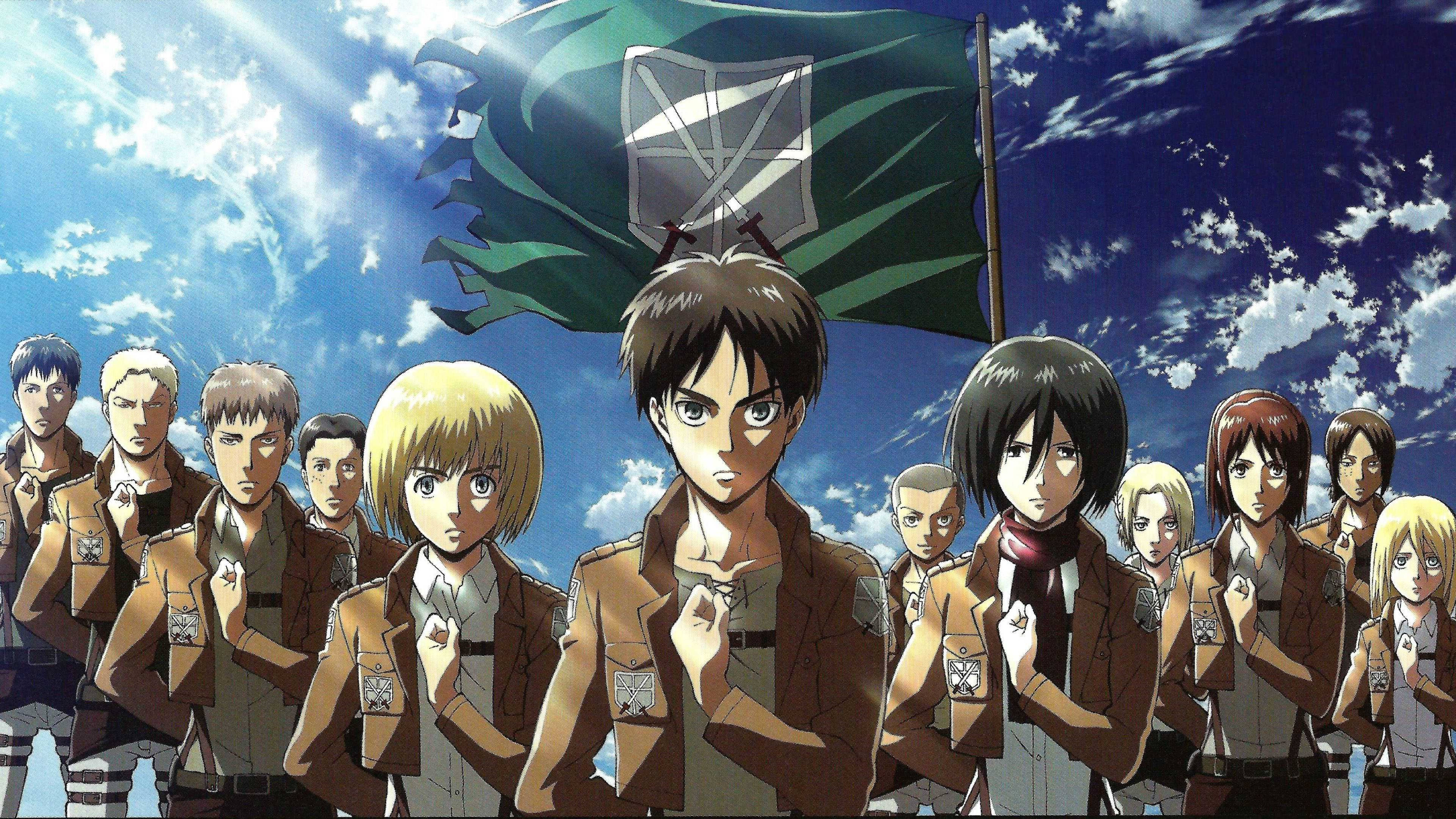 Attack On Titans 4k Anti Titan Squad Wallpaper