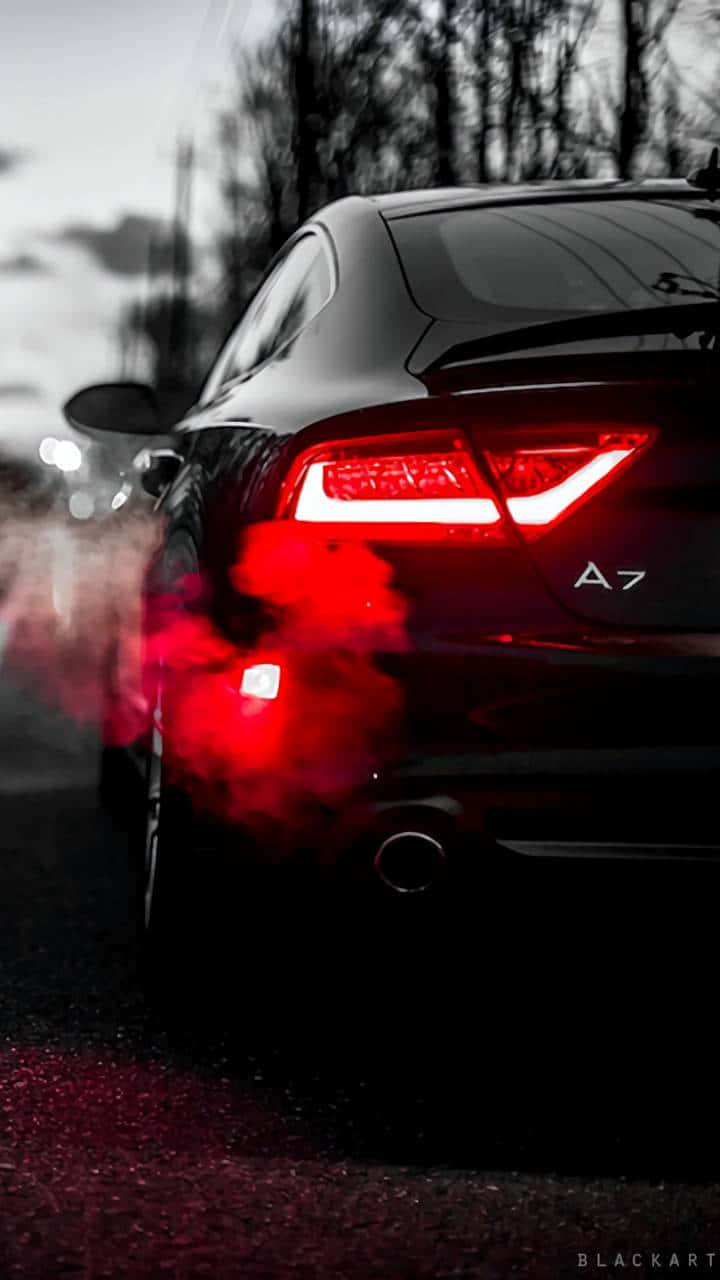 Audi A7 Brake Lights Aesthetic Car Wallpaper