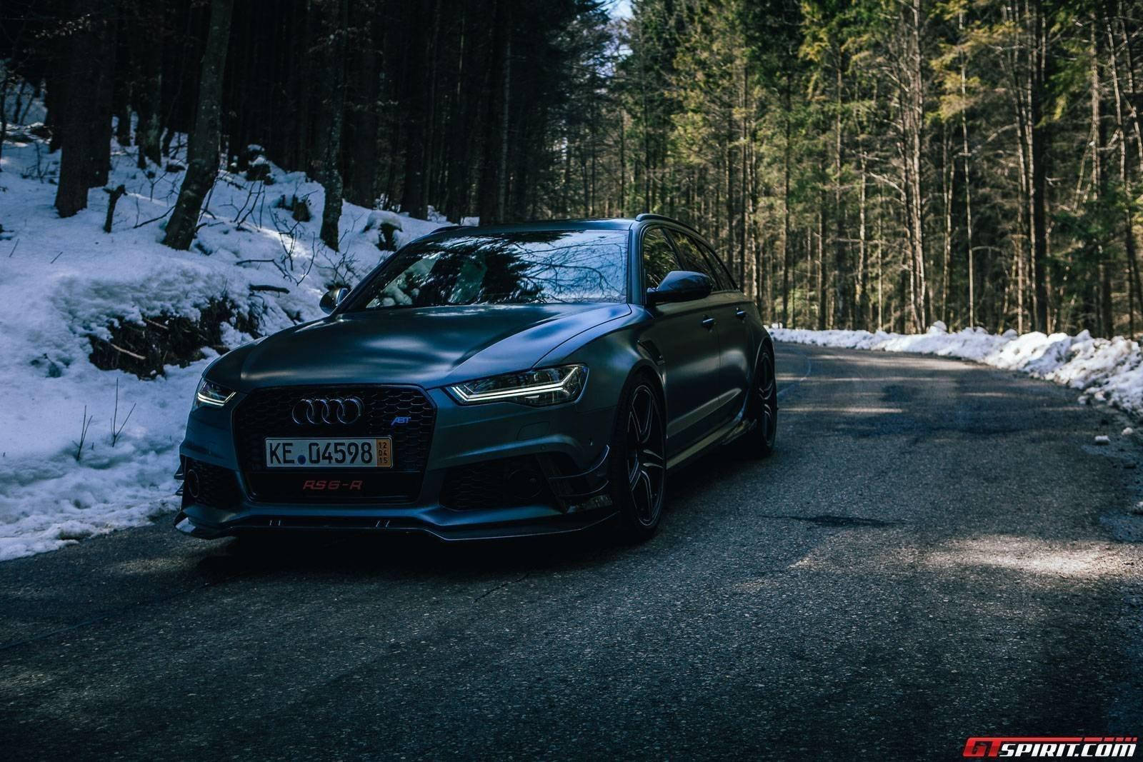 Audi Rs 6 Winter Wallpaper