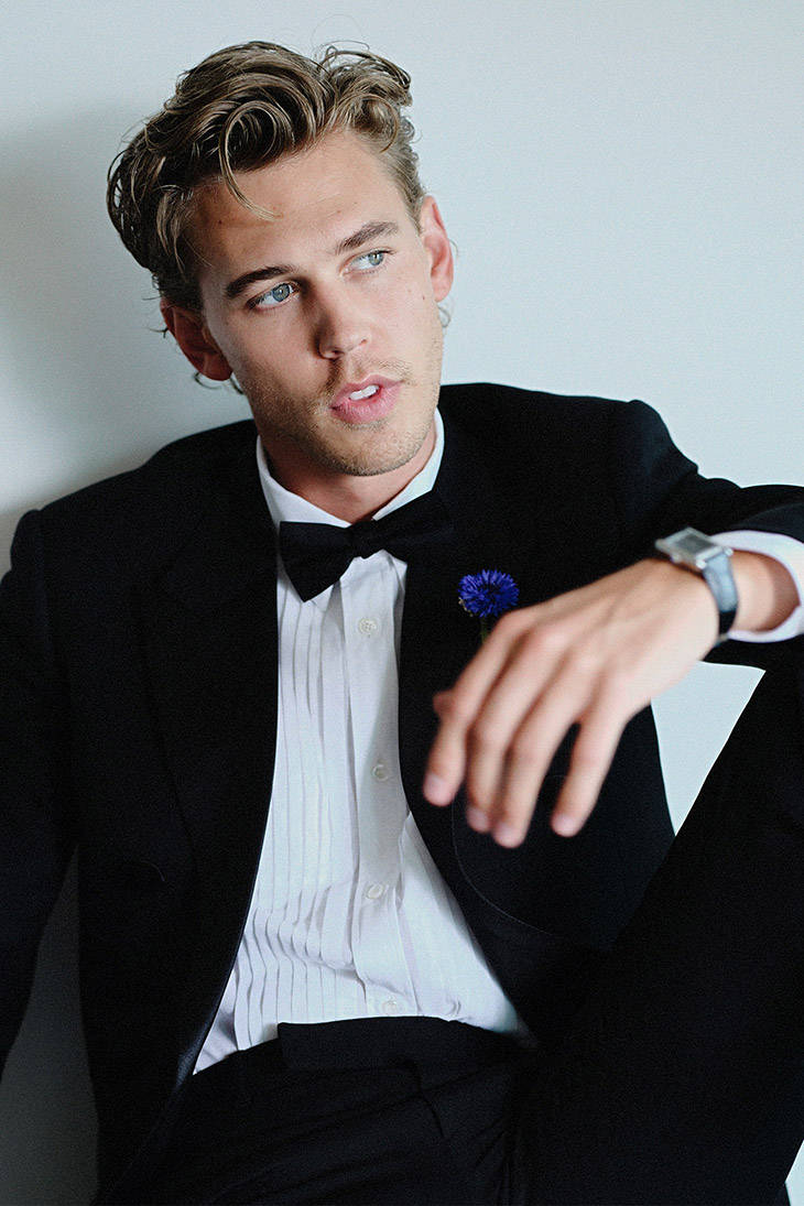 Austin Butler In Bowtie Wallpaper