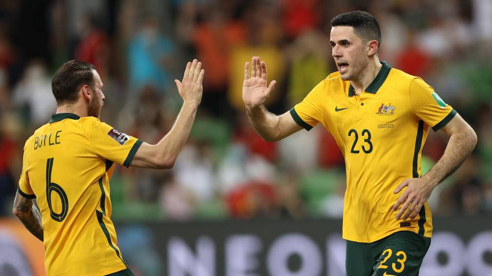 Australia National Football Team High Five Wallpaper