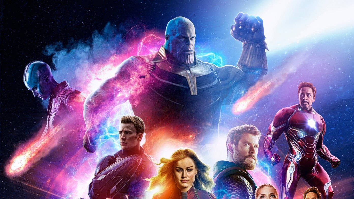 Avengers Endgame Colorful Wallpaper