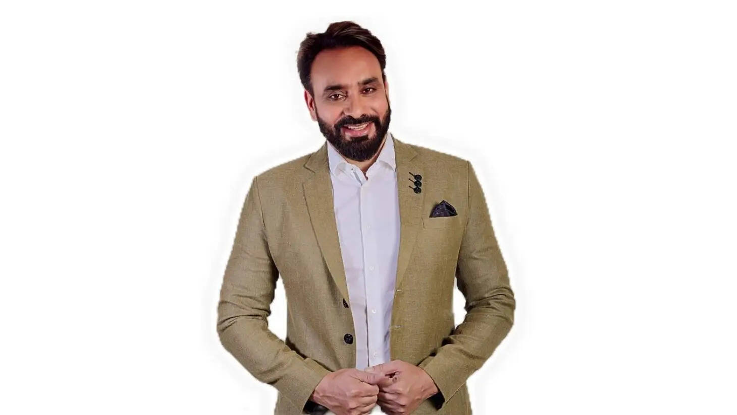 Babbu Maan In A Formal Look Wallpaper