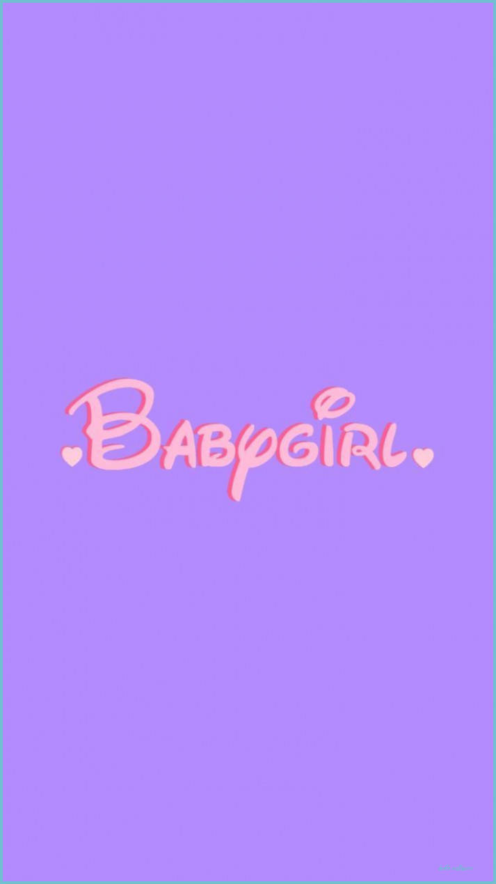 Baby Girl Disney Font Pink Baddie Wallpaper