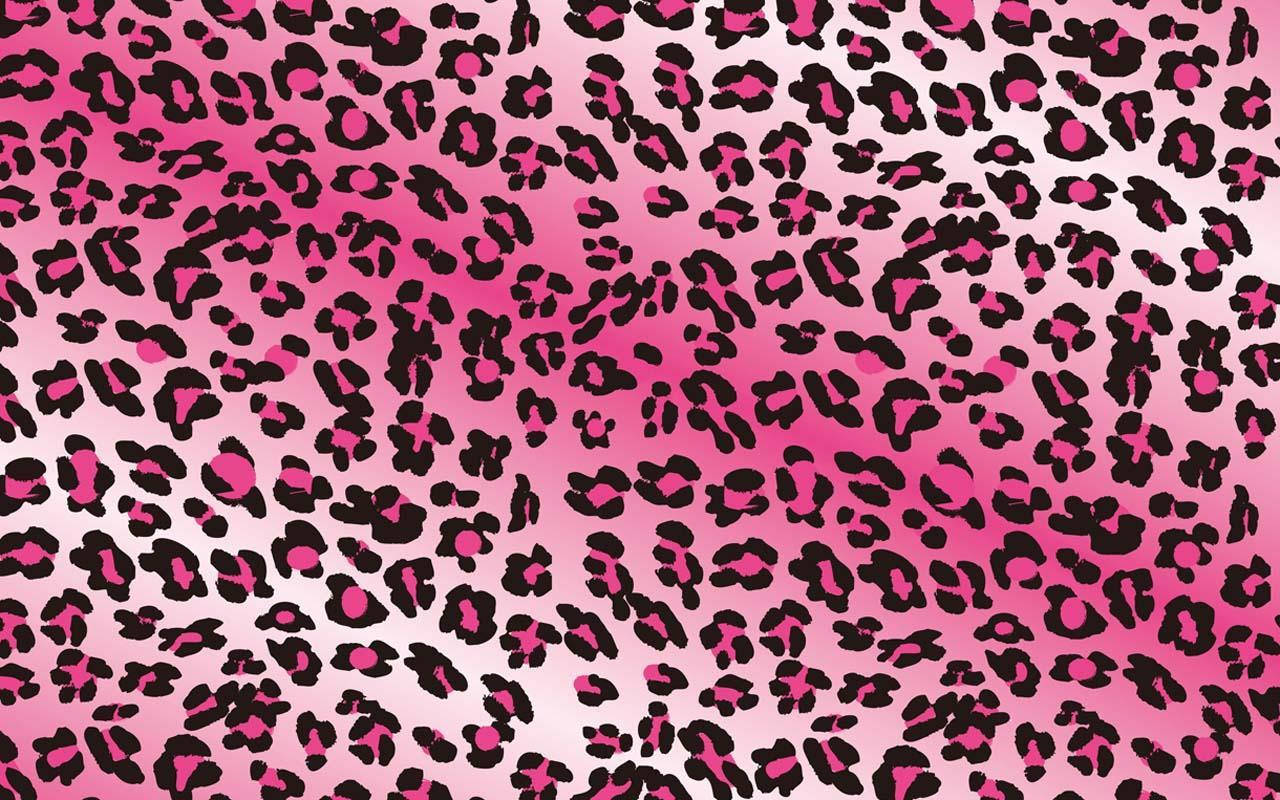 Baby Pink Cheetah Print Wallpaper