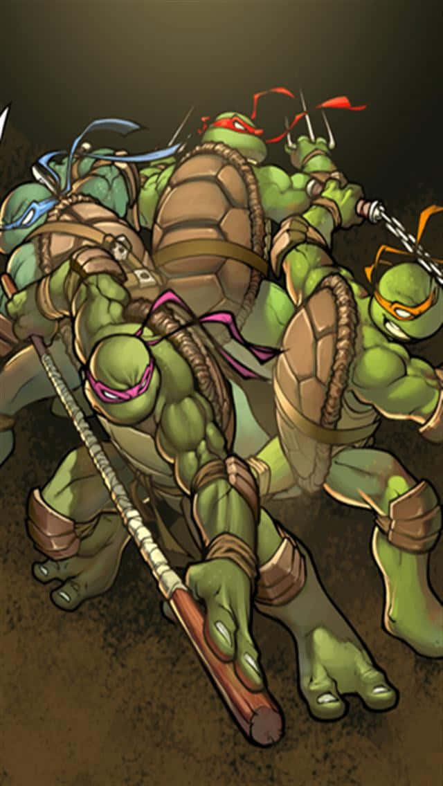 Back In Action - The Teenage Mutatn Ninja Turtles Are Ready To Fight! Wallpaper