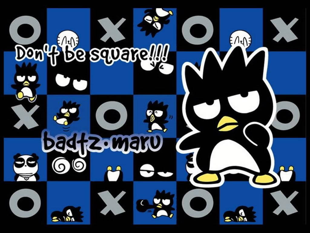 Badtz Maru Don't Be Square Wallpaper