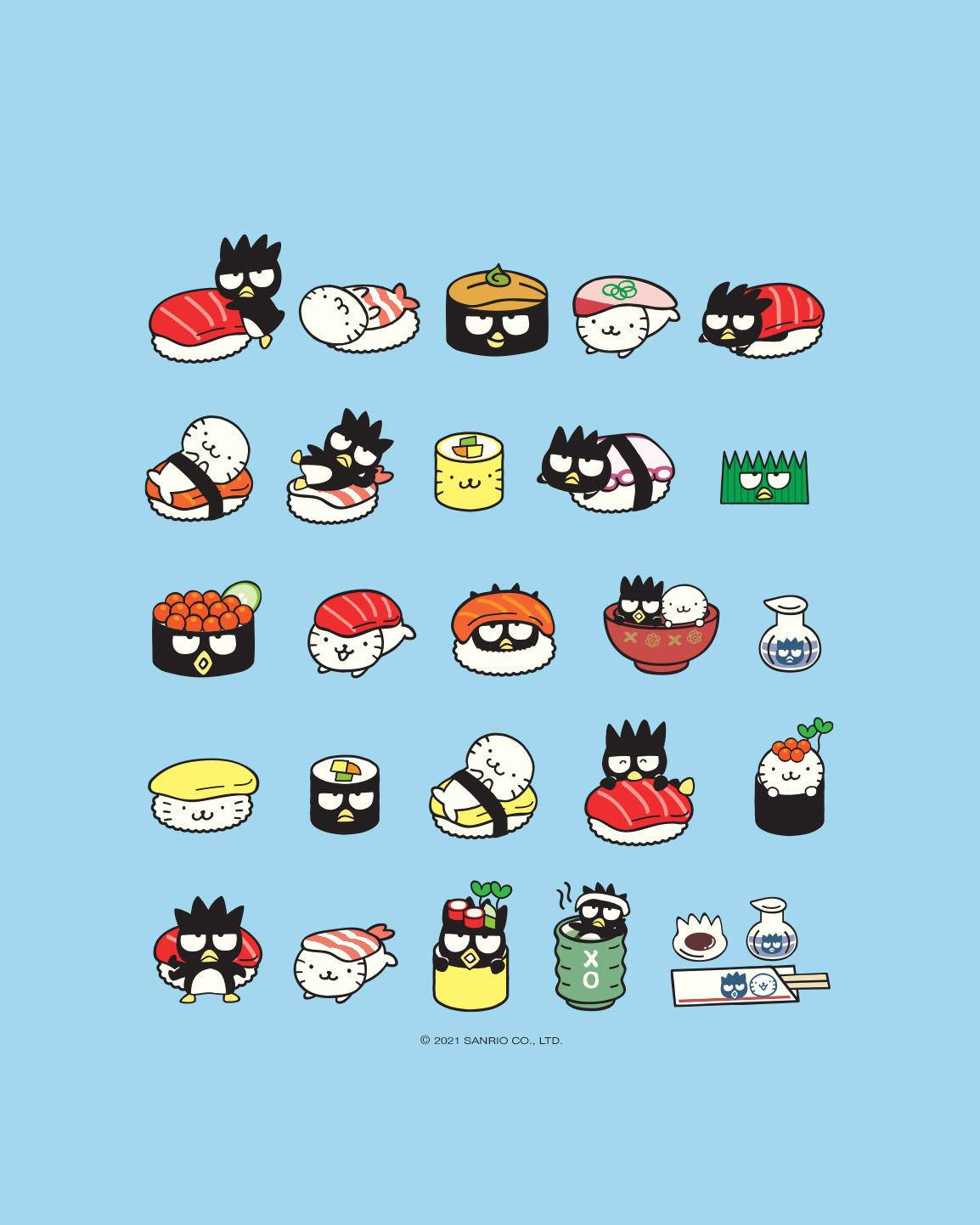 Badtz Maru With Sanrio Friend Hana-maru Wallpaper