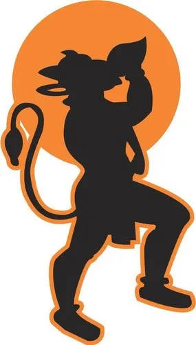 Bajrang Dal Hd Hanuman Icon - Symbol Of Devotion And Courage Wallpaper