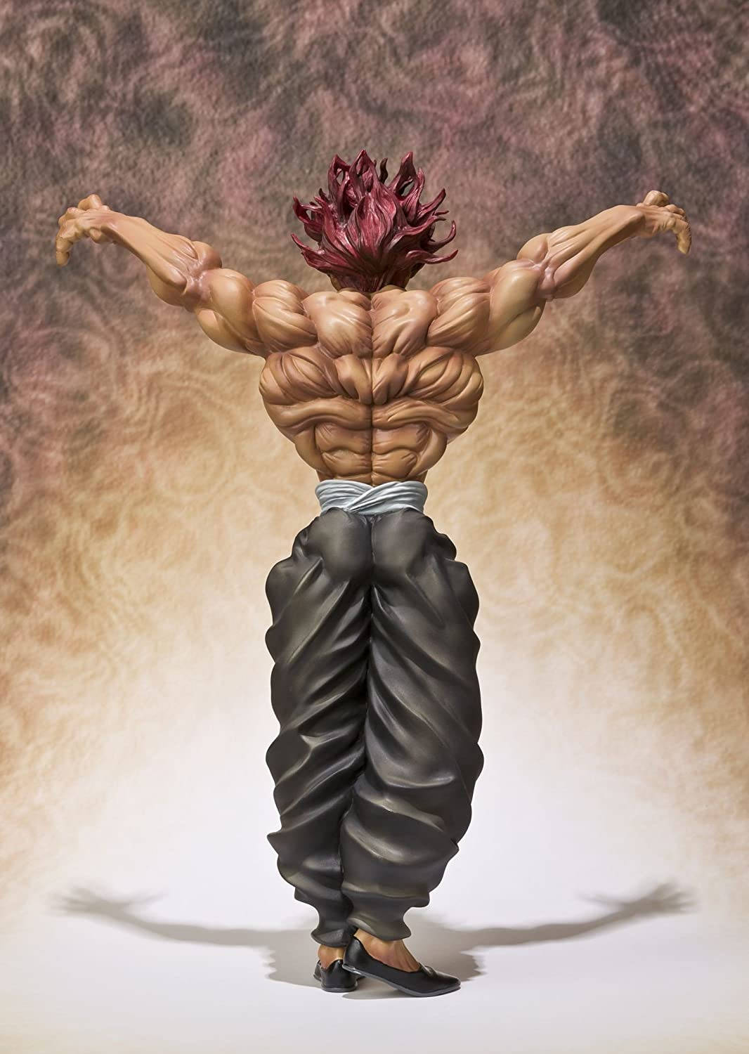 Baki Hd Muscled Demon Face Back Wallpaper