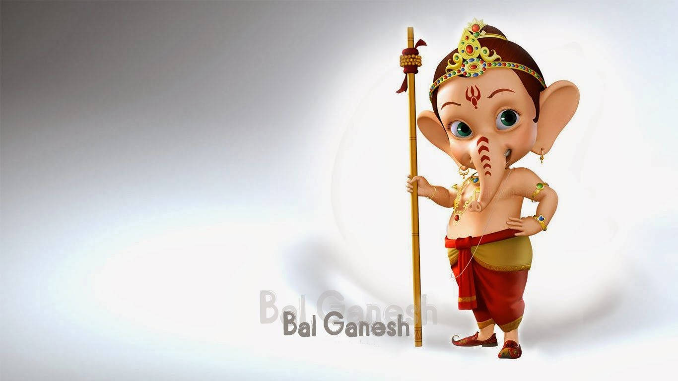 Bal Ganesh Elephant-headed God Wallpaper