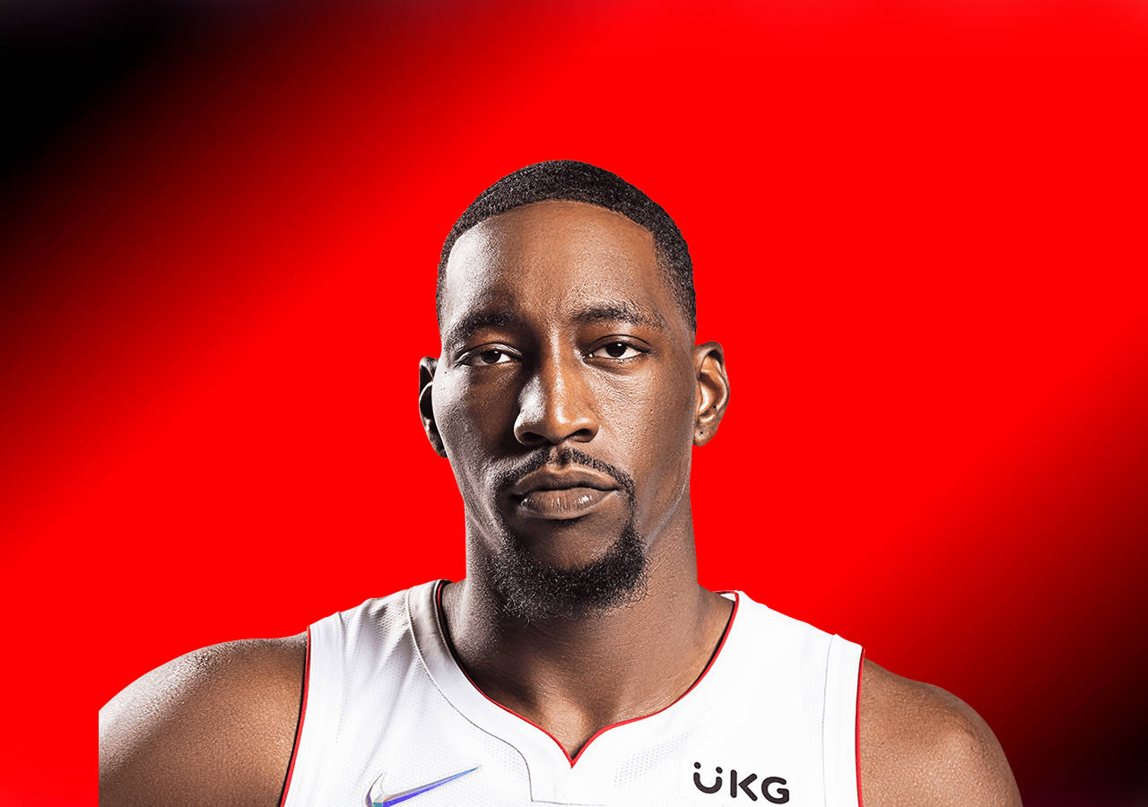 Bam Adebayo In Red Wallpaper