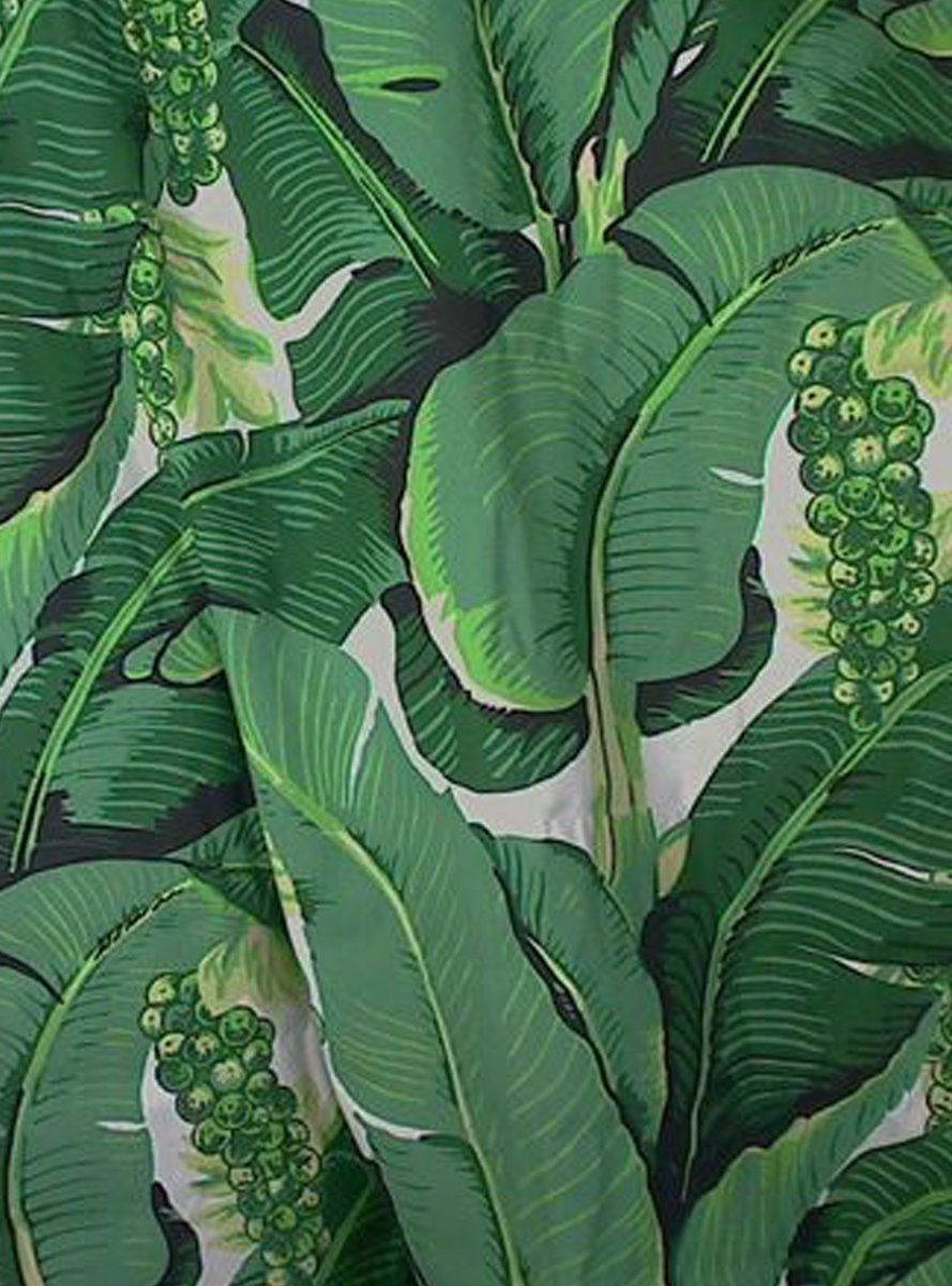 Banana Leaf Tapestry Art Wallpaper