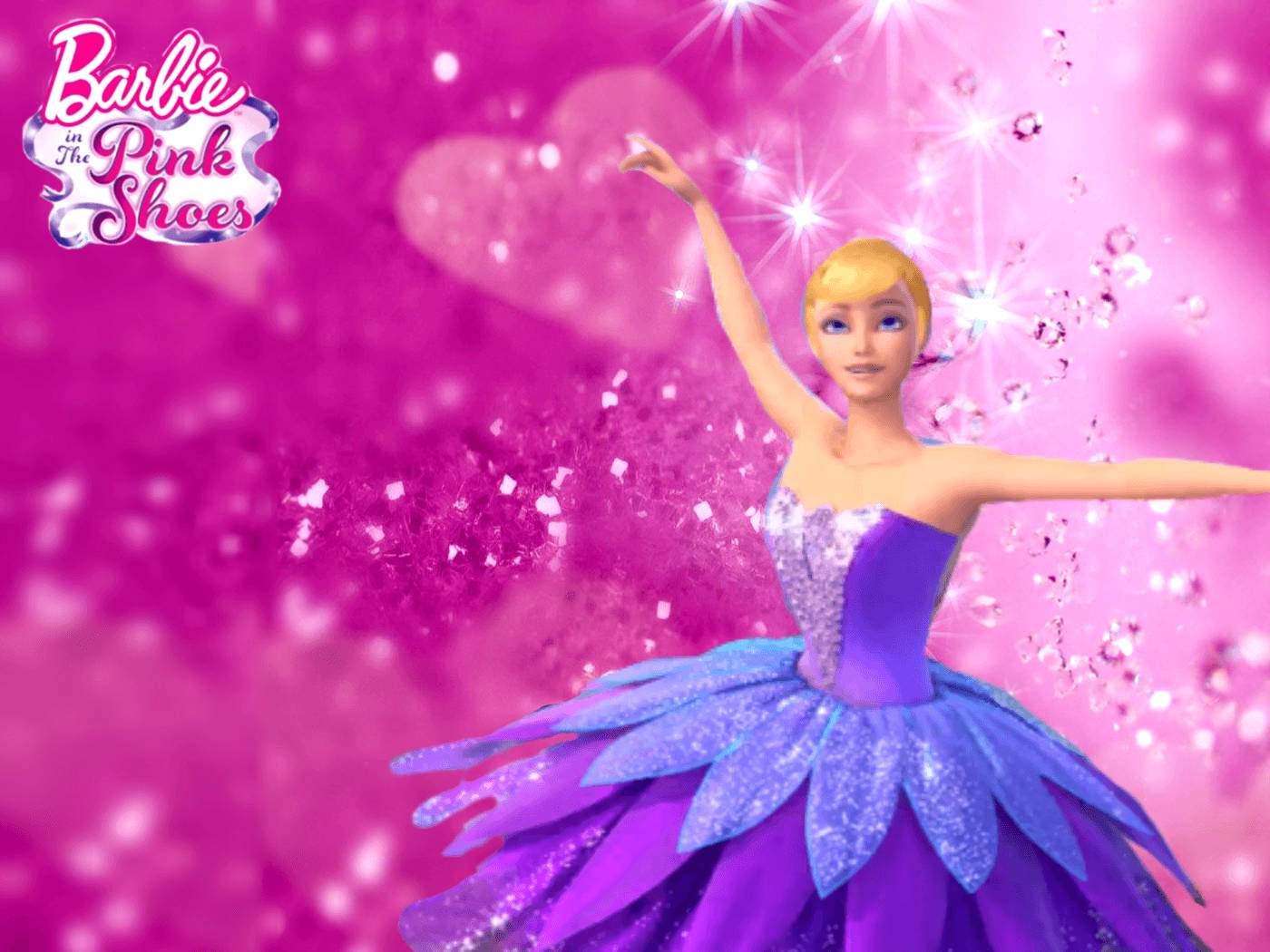 Barbie In The Pink Shoes Ballerina Wallpaper