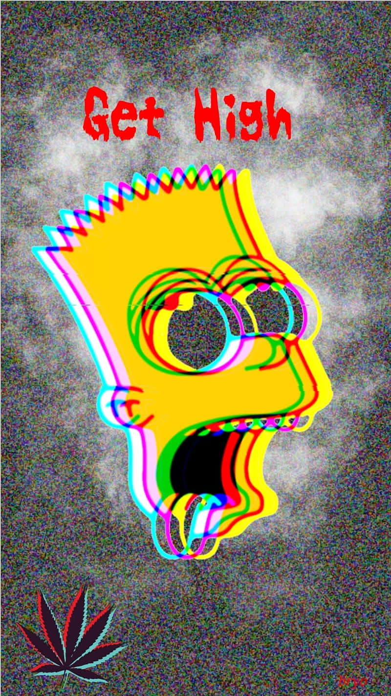 Bart Simpson Get High Wallpaper
