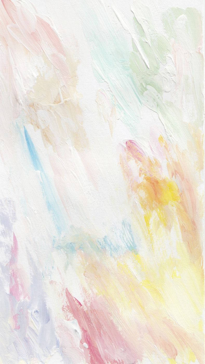 Basic Pastel Abstract Paint Wallpaper