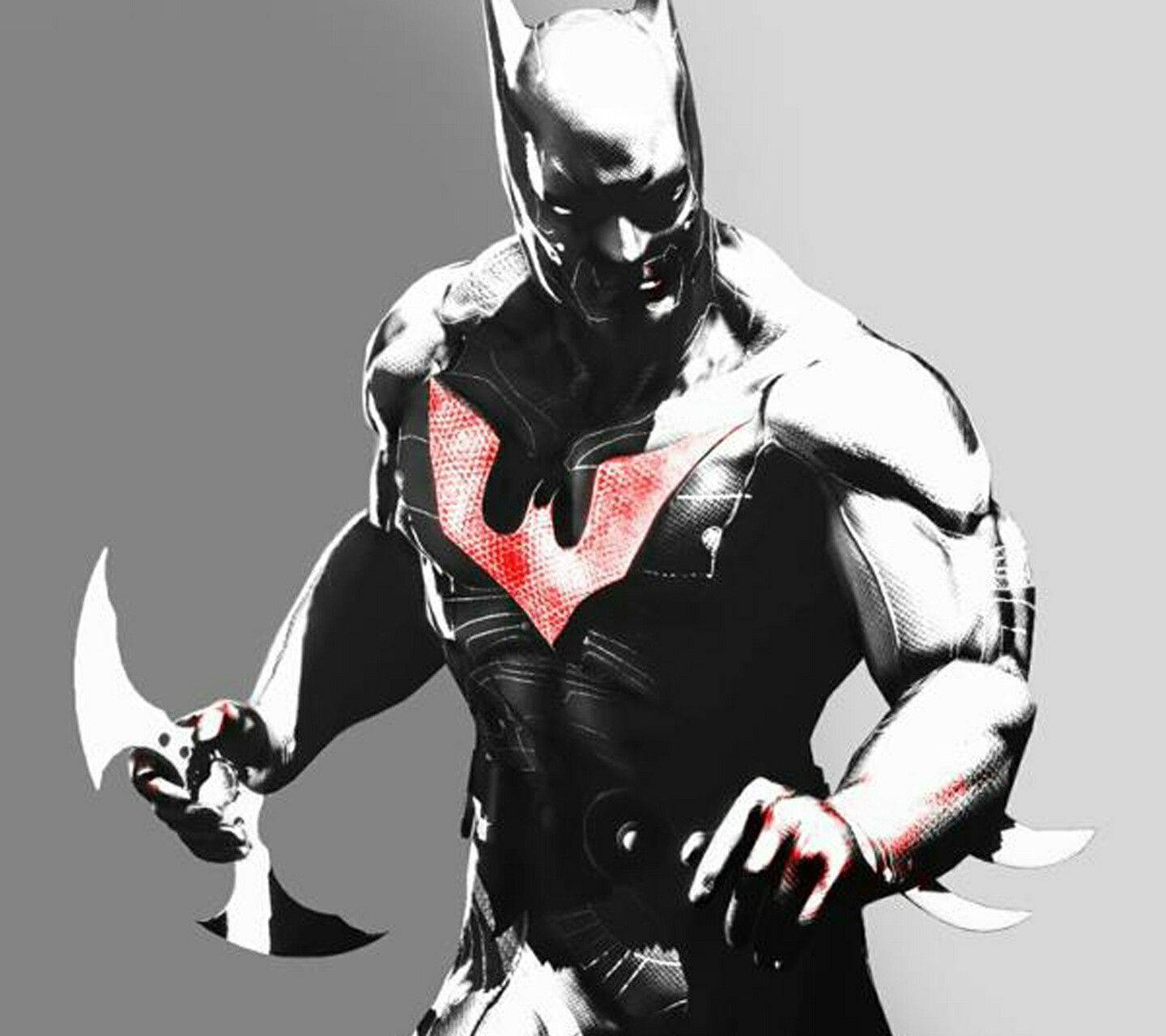 Batman Beyond Action Figure Spotlight Wallpaper