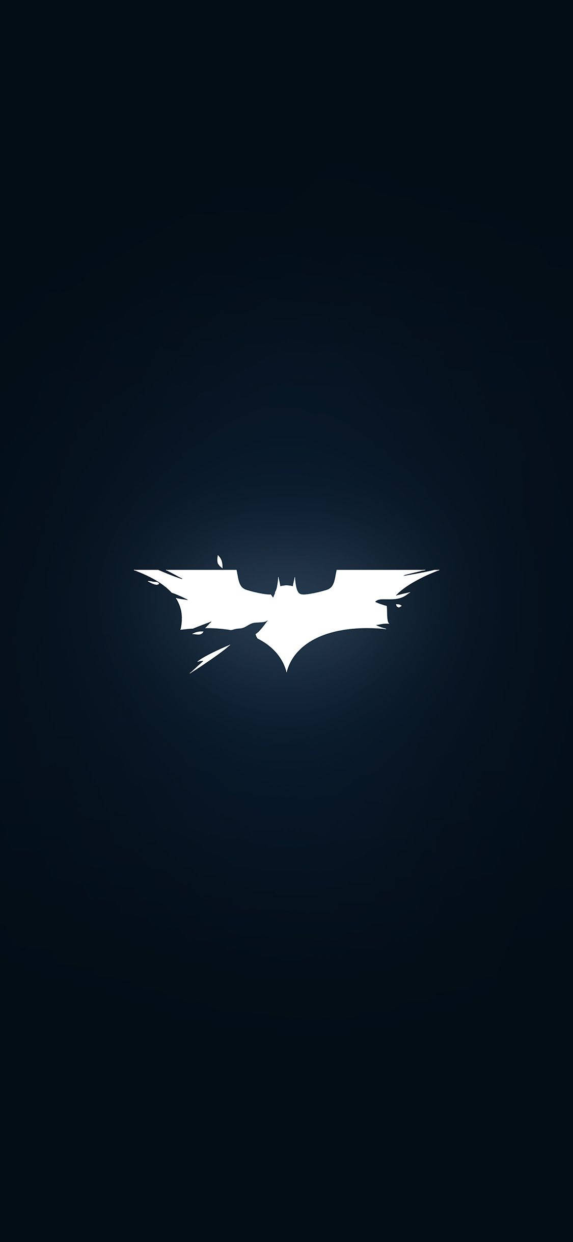 Batman Torn Logo Iphone X Wallpaper