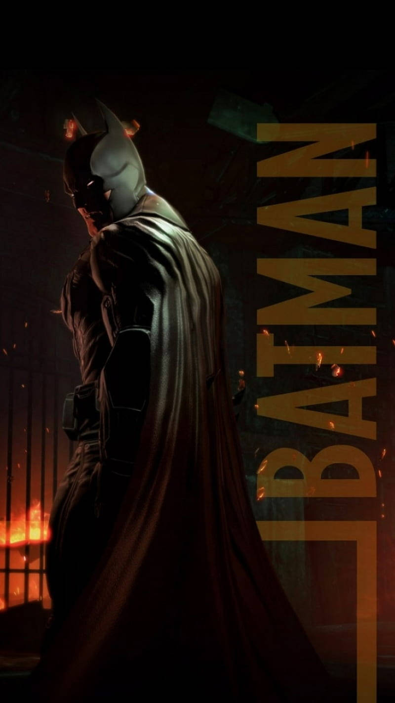 Batman Yellow Iphone Wallpaper