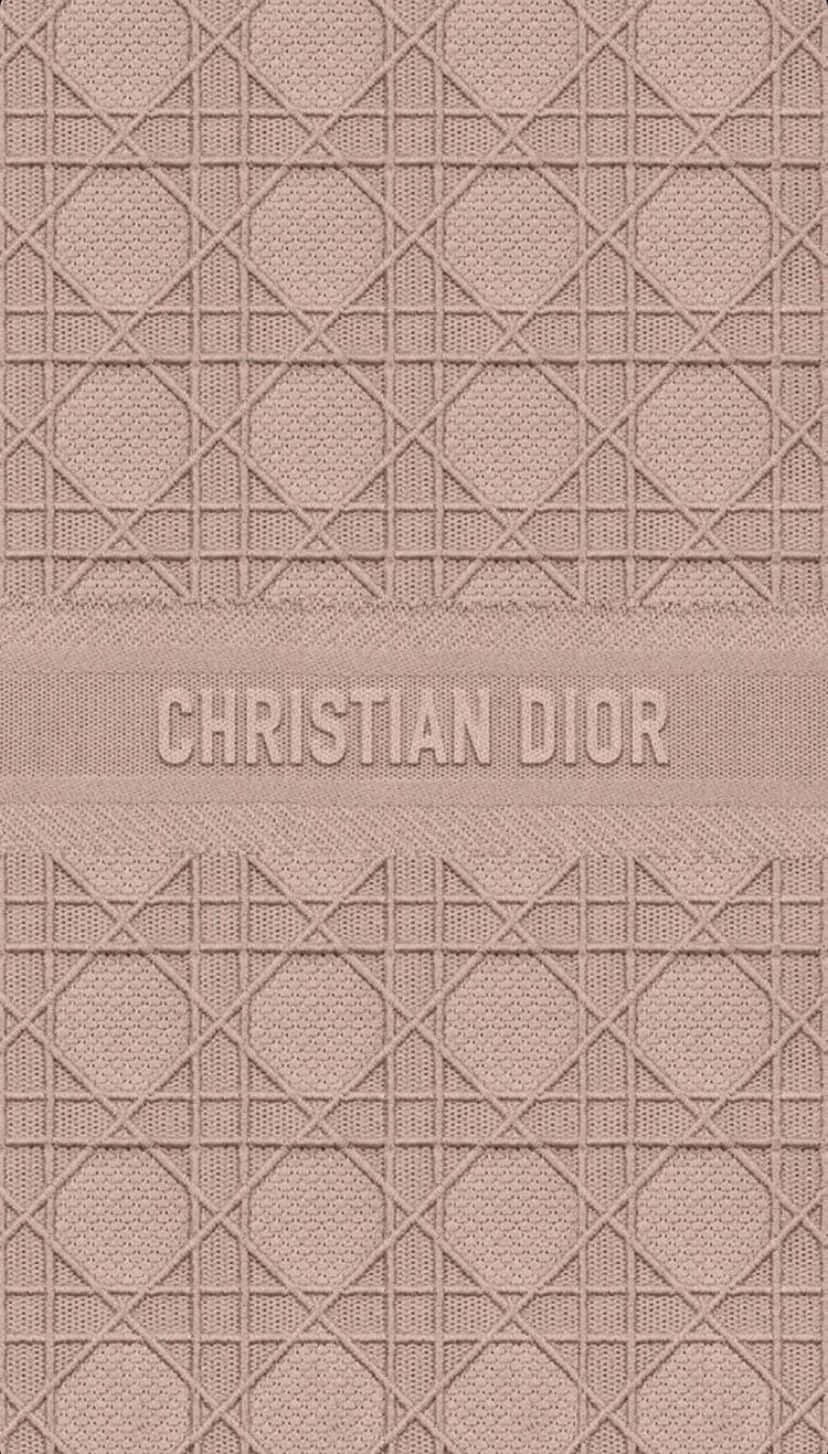 Be Bold And Beautiful With Pink Dior Wallpaper