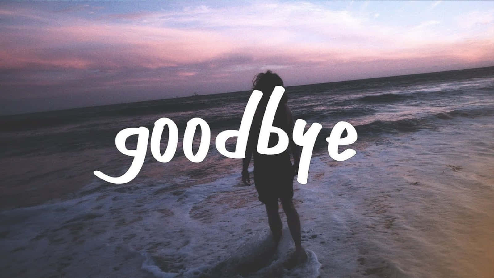 Beach Farewell Scene Wallpaper