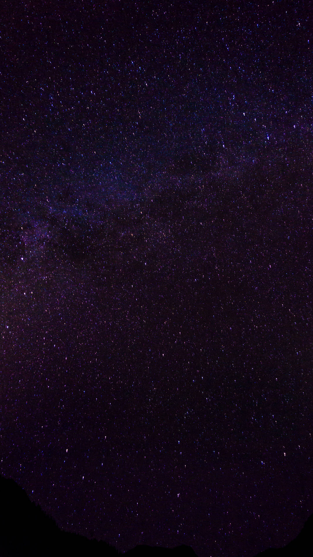 Beautiful Dark Purple Galaxy In Space Wallpaper