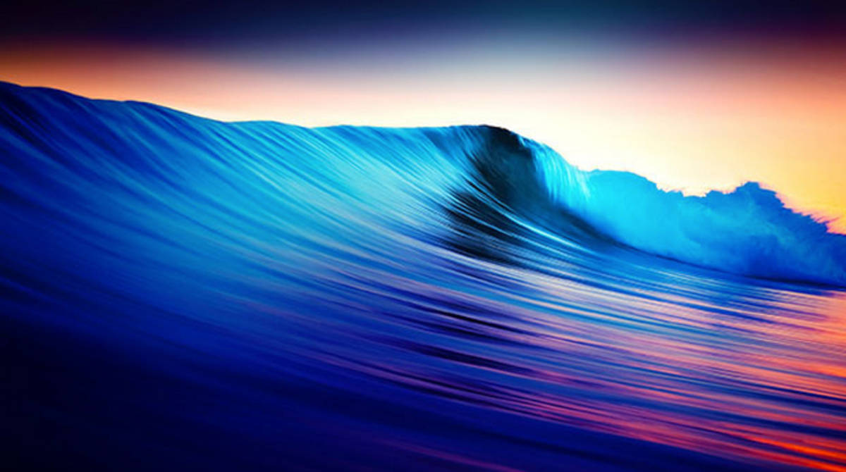 Beautiful Hd Tablet Ocean Wave Wallpaper