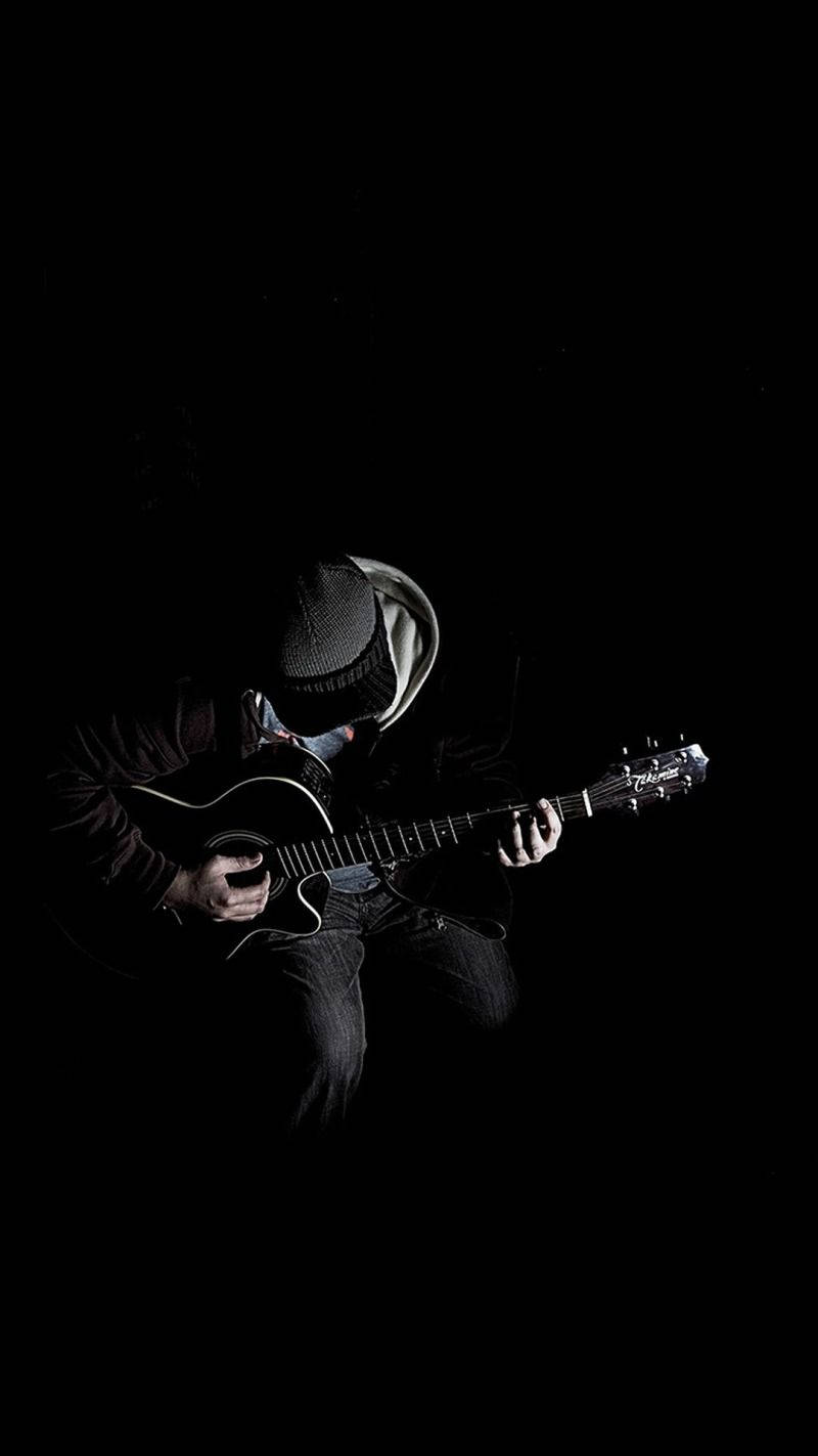 Beautiful Music Guitar Player Wallpaper