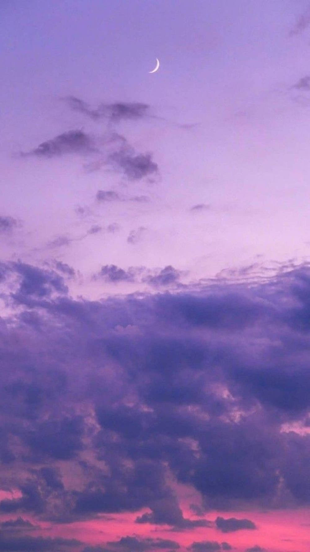 Beautiful Purple Aesthetic Iphone Display Wallpaper