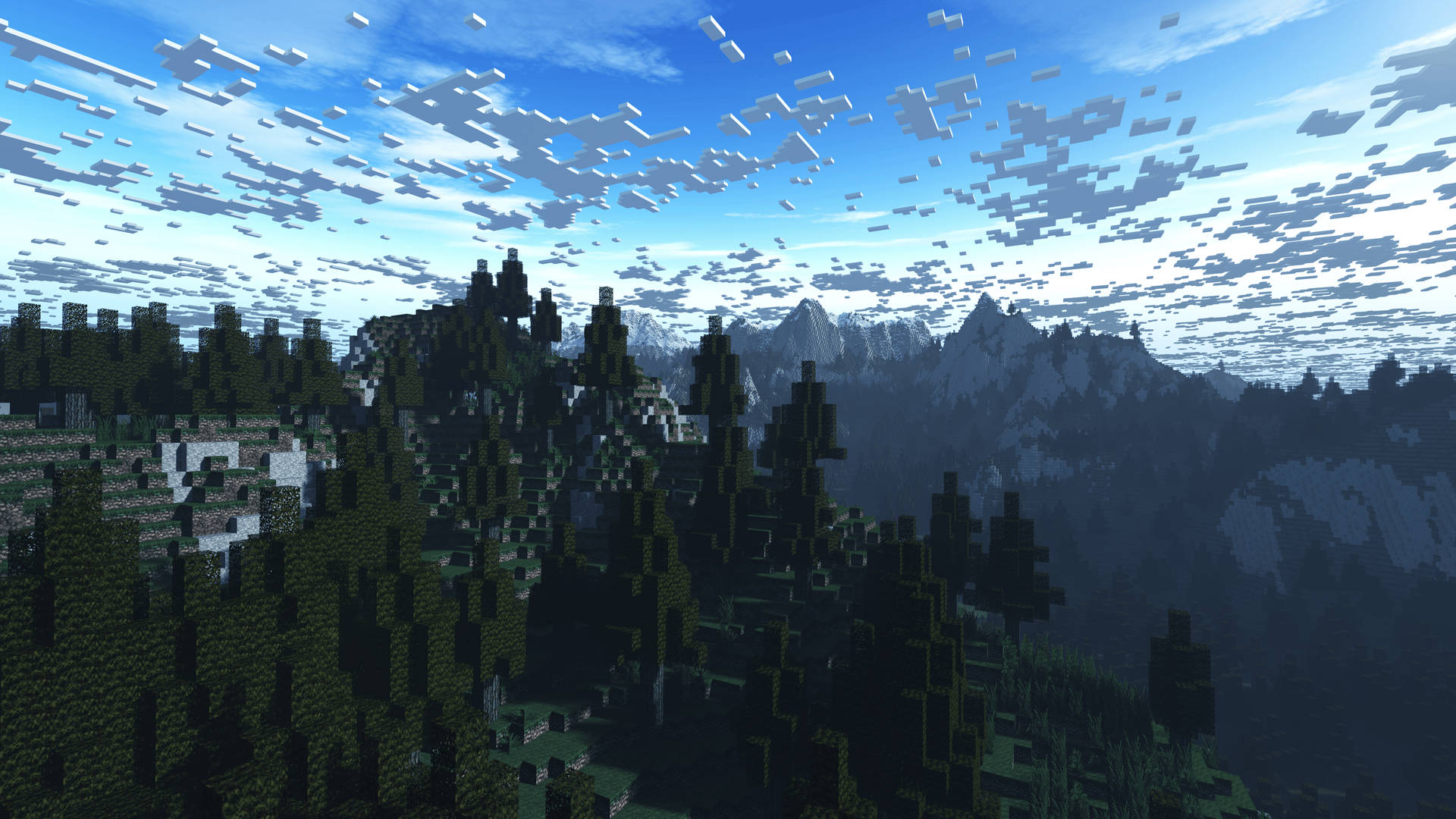 Beautiful Scenery Cool Minecraft Wallpaper