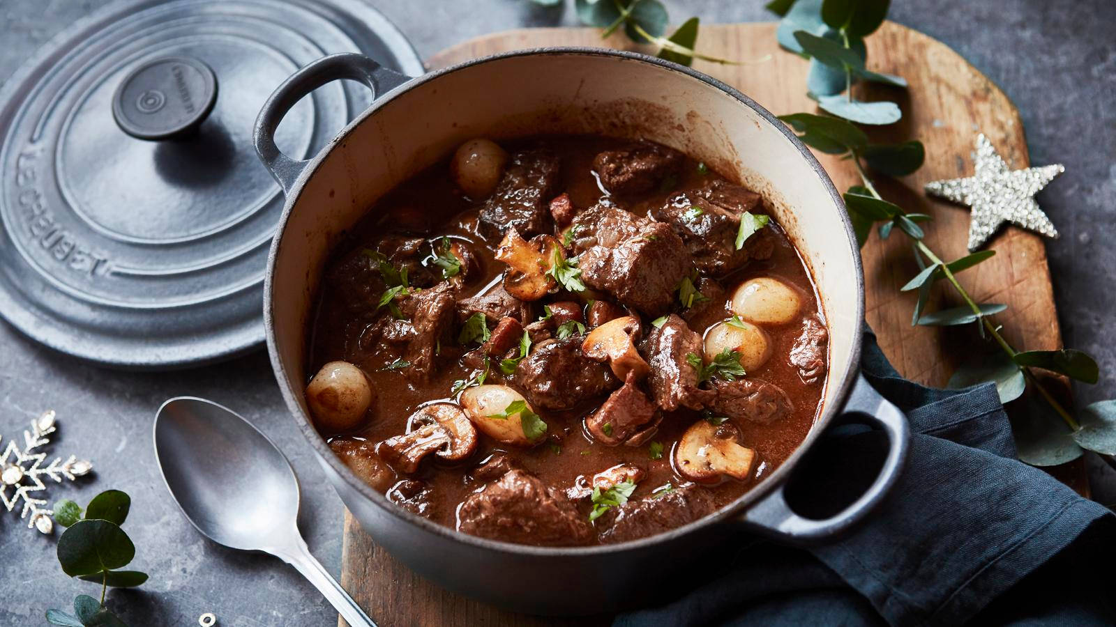 Beef Bourguignon Champignon Mushroom Wallpaper