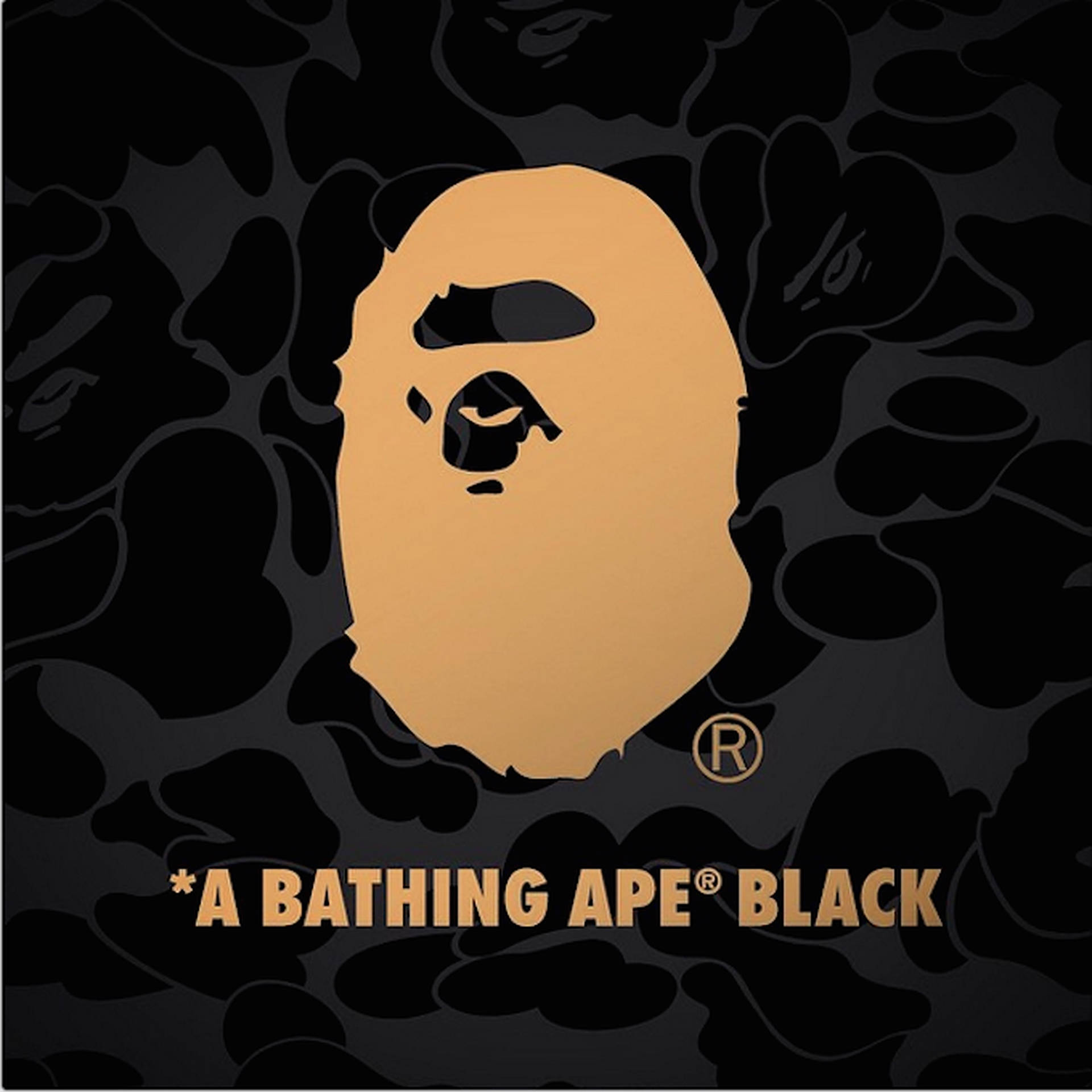 Beige A Bathing Ape Bape Logo Wallpaper WallpapersOK