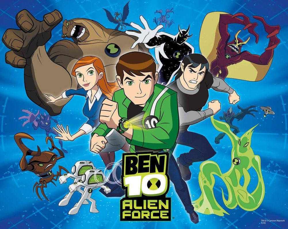 Ben 10 Omnitrix Whole Gang Wallpaper