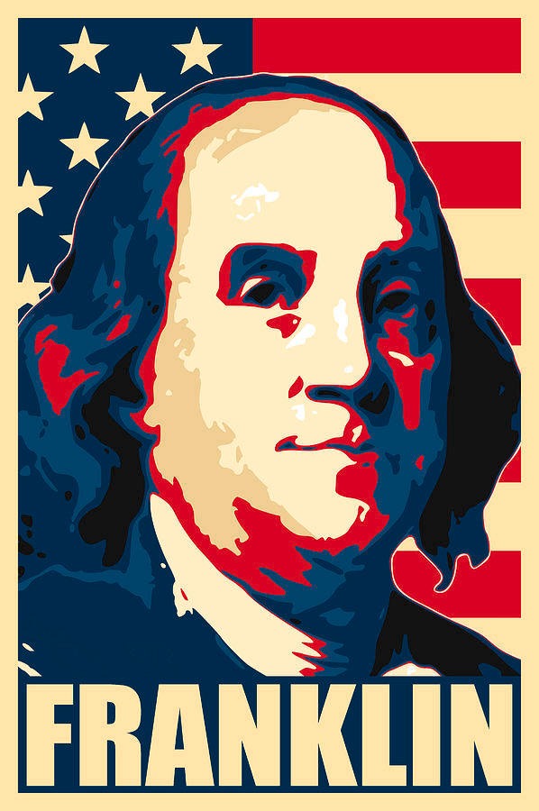 Benjamin Franklin Vector Art Wallpaper