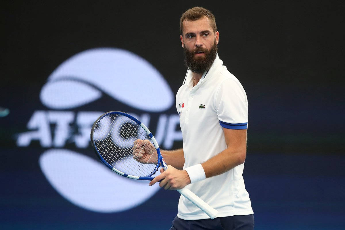 Benoit Paire Atp Cup Wallpaper