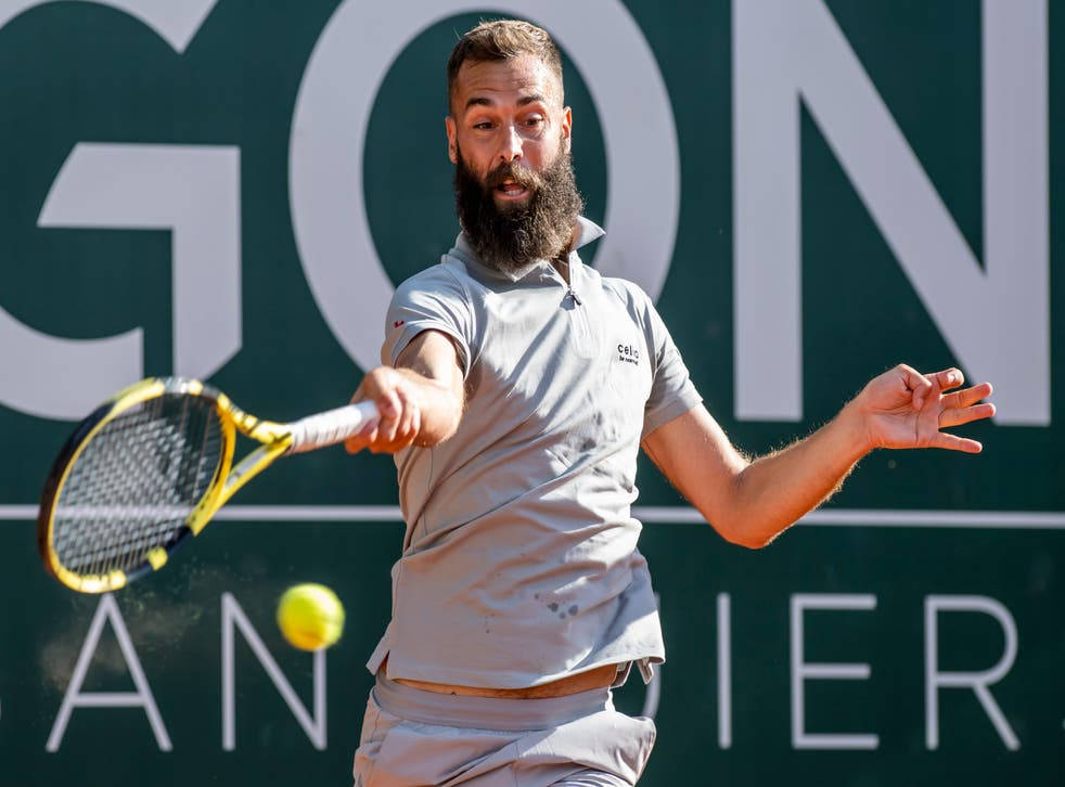 Benoit Paire Playing Tennis Wallpaper