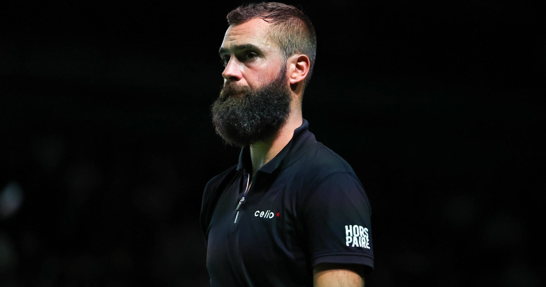 Benoit Paire Side Profile Black Wallpaper