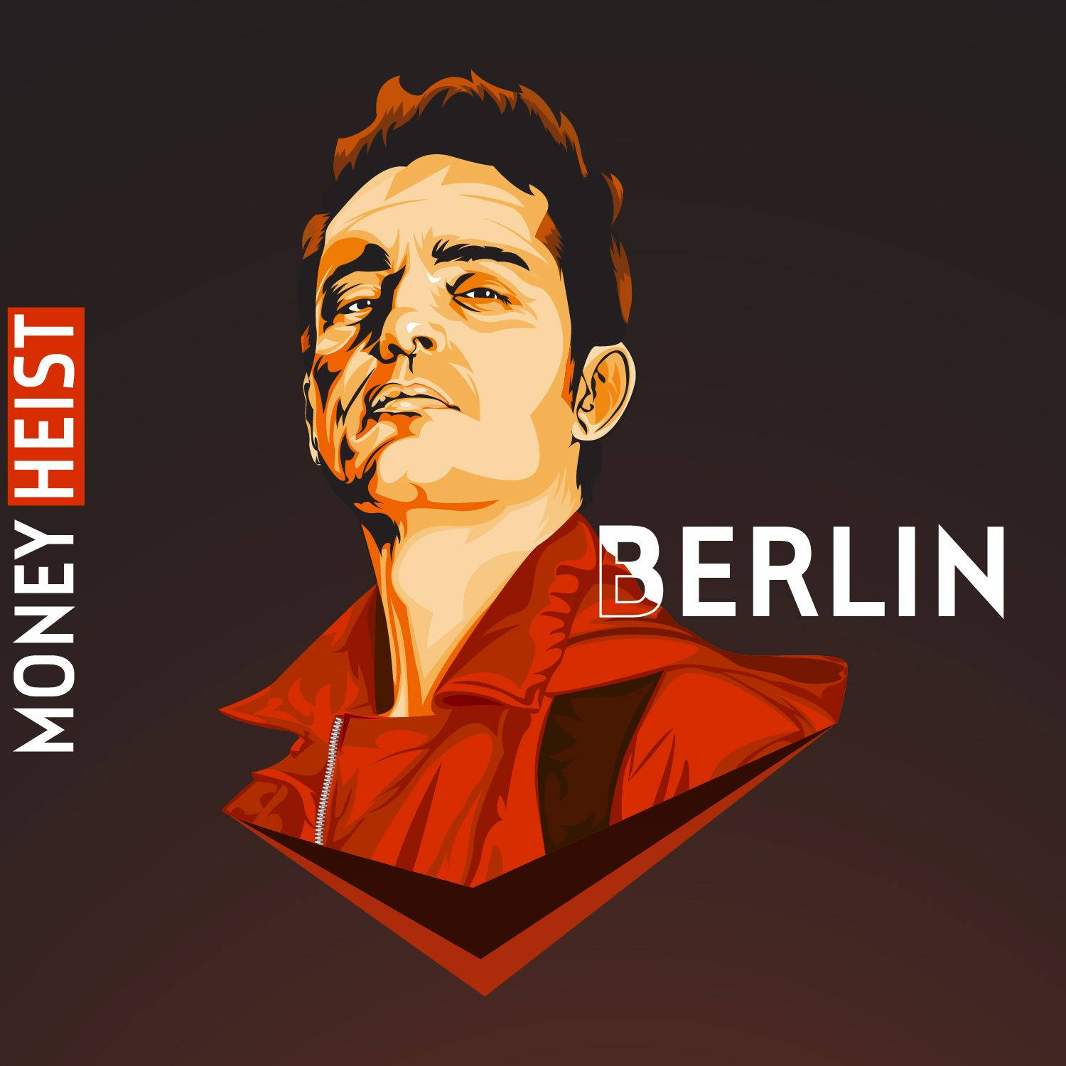 Berlin Money Heist Digital Art Wallpaper