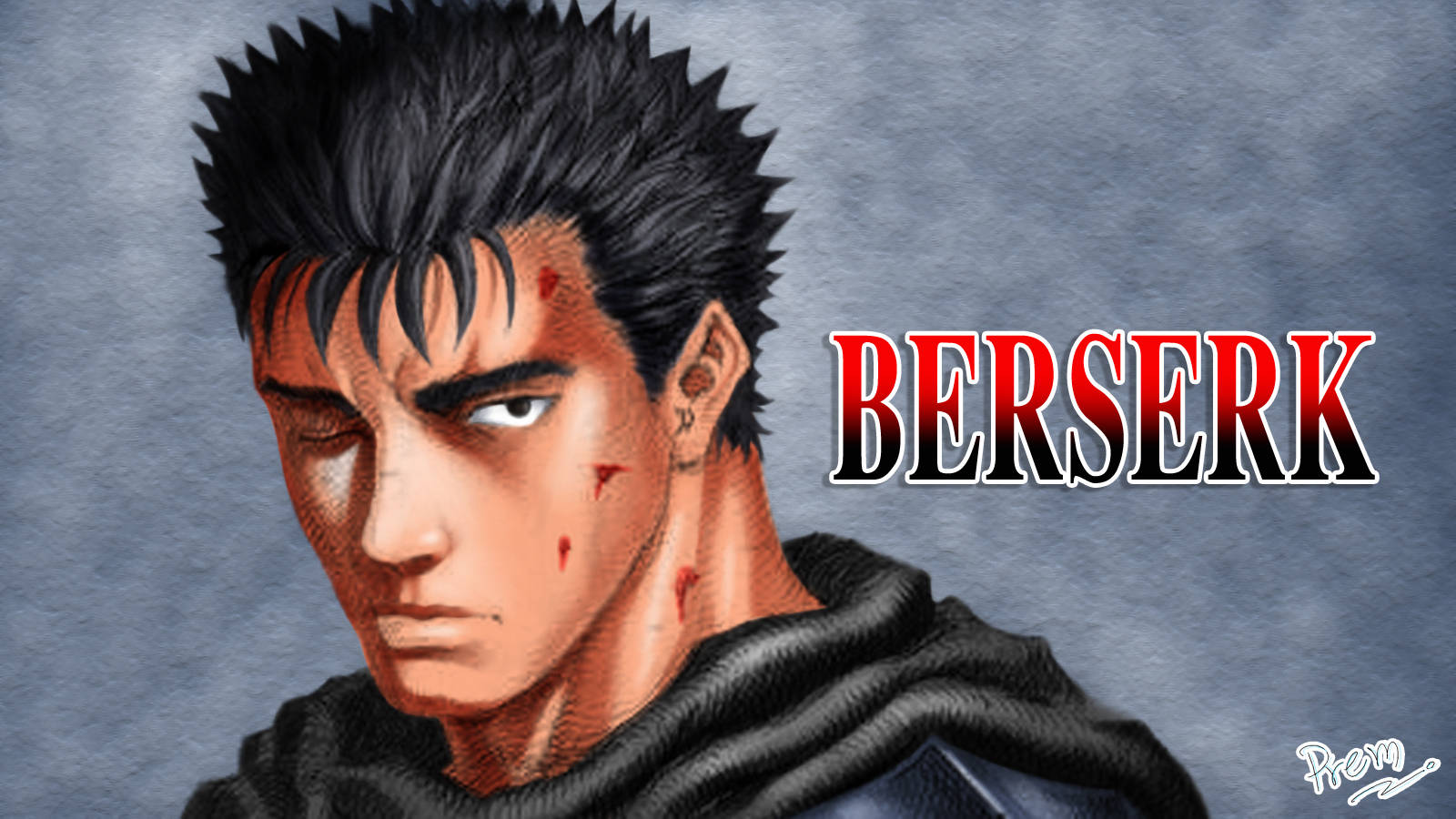 Berserk 4k Guts Bruised Face Wallpaper